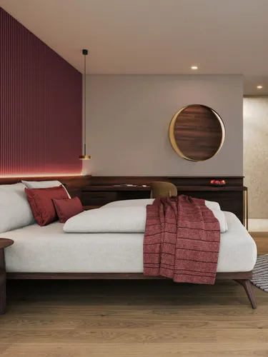 Una camera del Grand Hotel Oswald