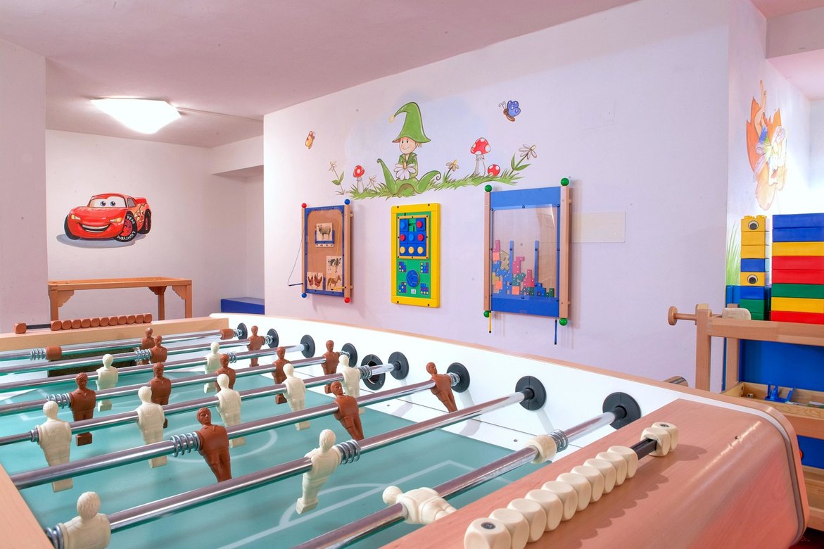 The Oswaldino games room at Hotel Oswald